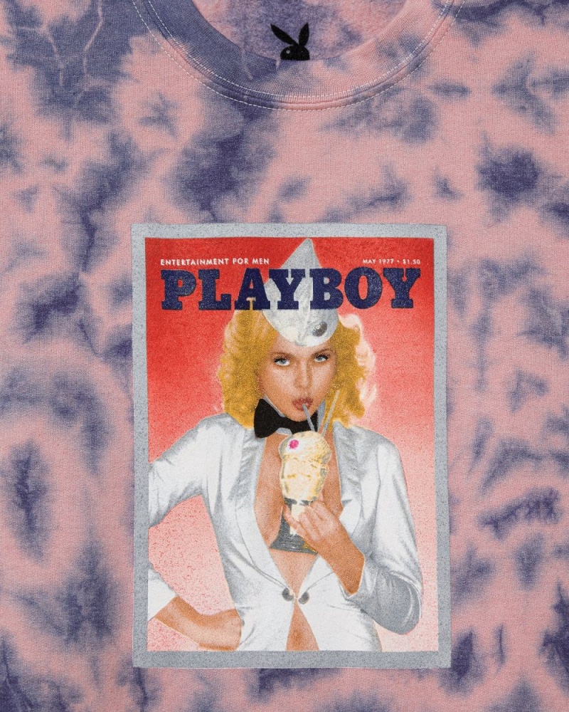 Men's Playboy May 1977 Cover Crewnecks | PLBY-593090