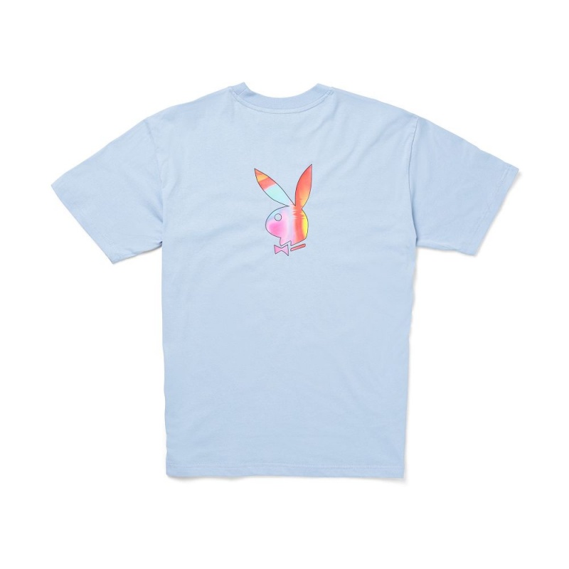 Men's Playboy Rewind T-shirts | PLBY-593275