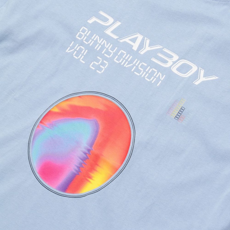 Men's Playboy Rewind T-shirts | PLBY-593275