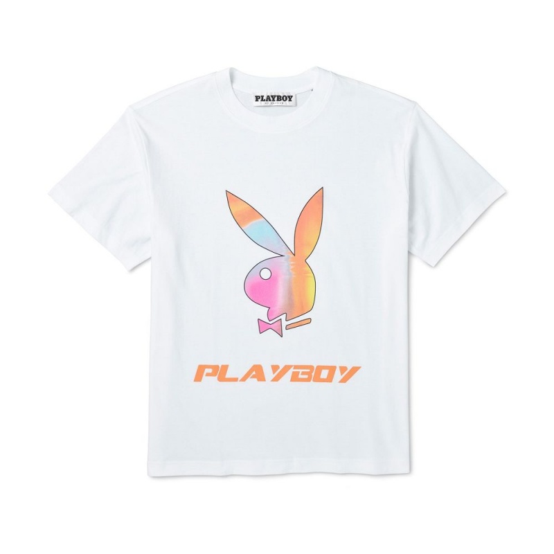 Men\'s Playboy Spectrum T-shirts | PLBY-593208