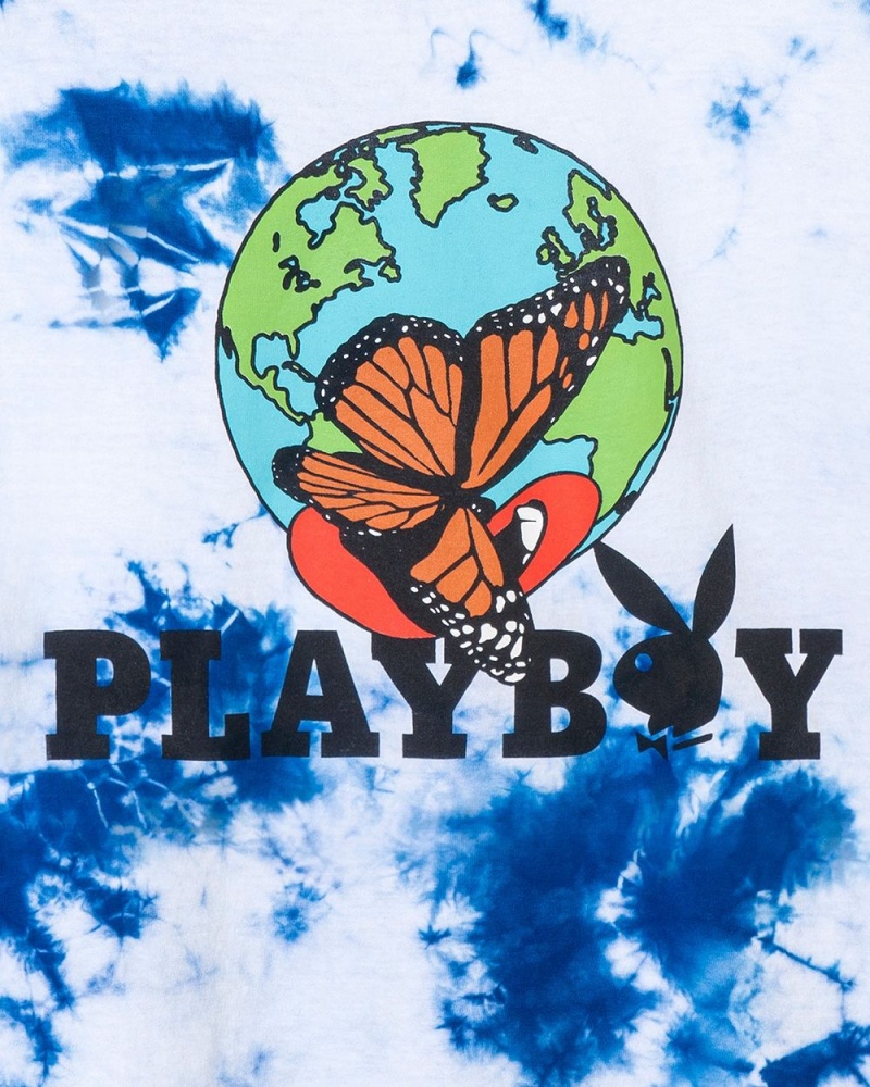 Men's Playboy Tie-Dye Au Naturel T-shirts | PLBY-593283