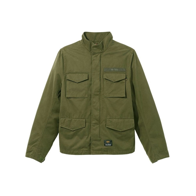 Men's Playboy x Alpha Industries Field Jackets | PLBY-593092