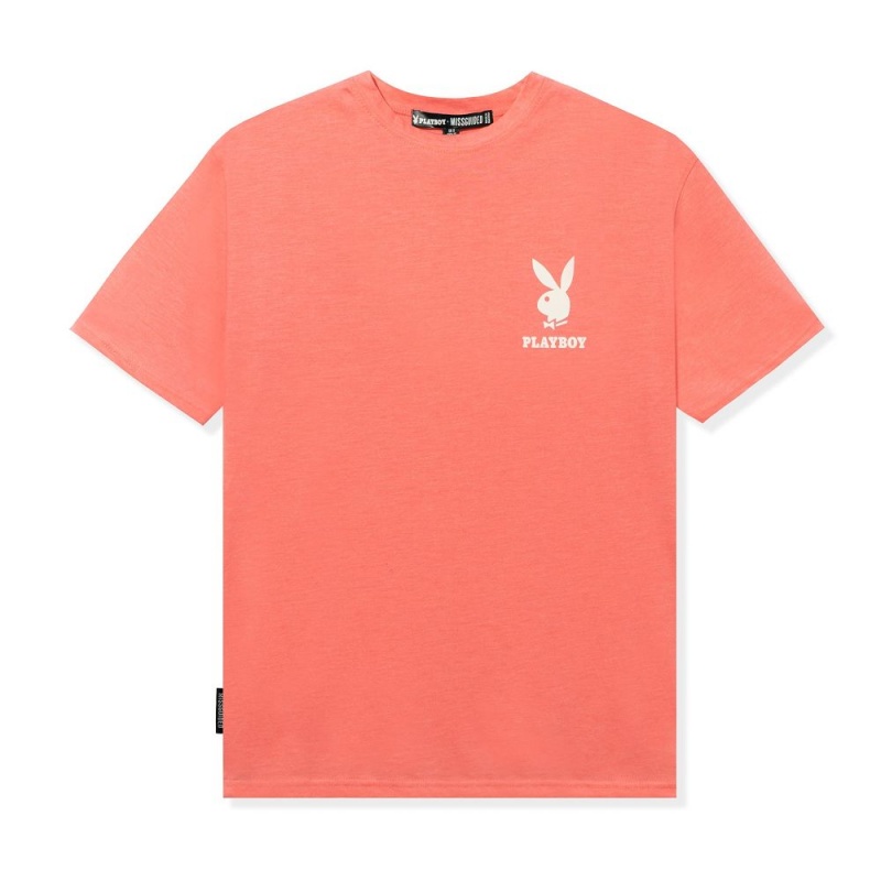 Mint Men's Playboy Logo Oversized T-shirts | PLBY-593232