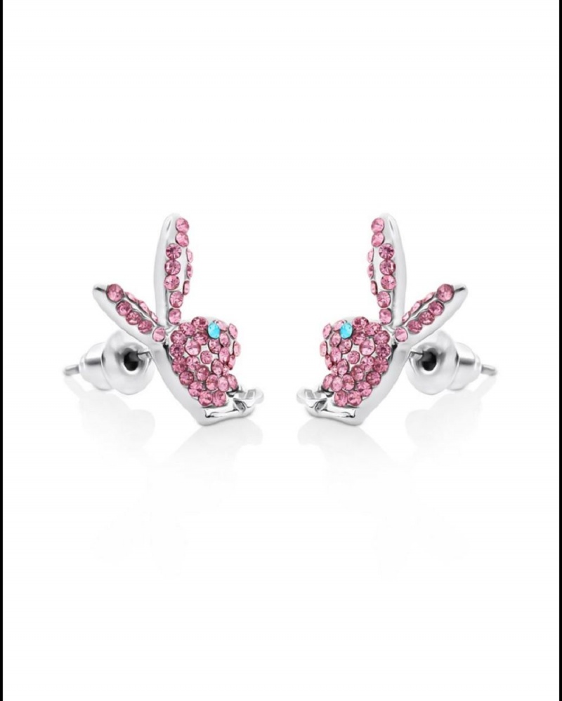Multicolor Women's Playboy Playboy Bunny Stud Earrings, Multi-colored 3 Pack Jewelry | PLBY-592622