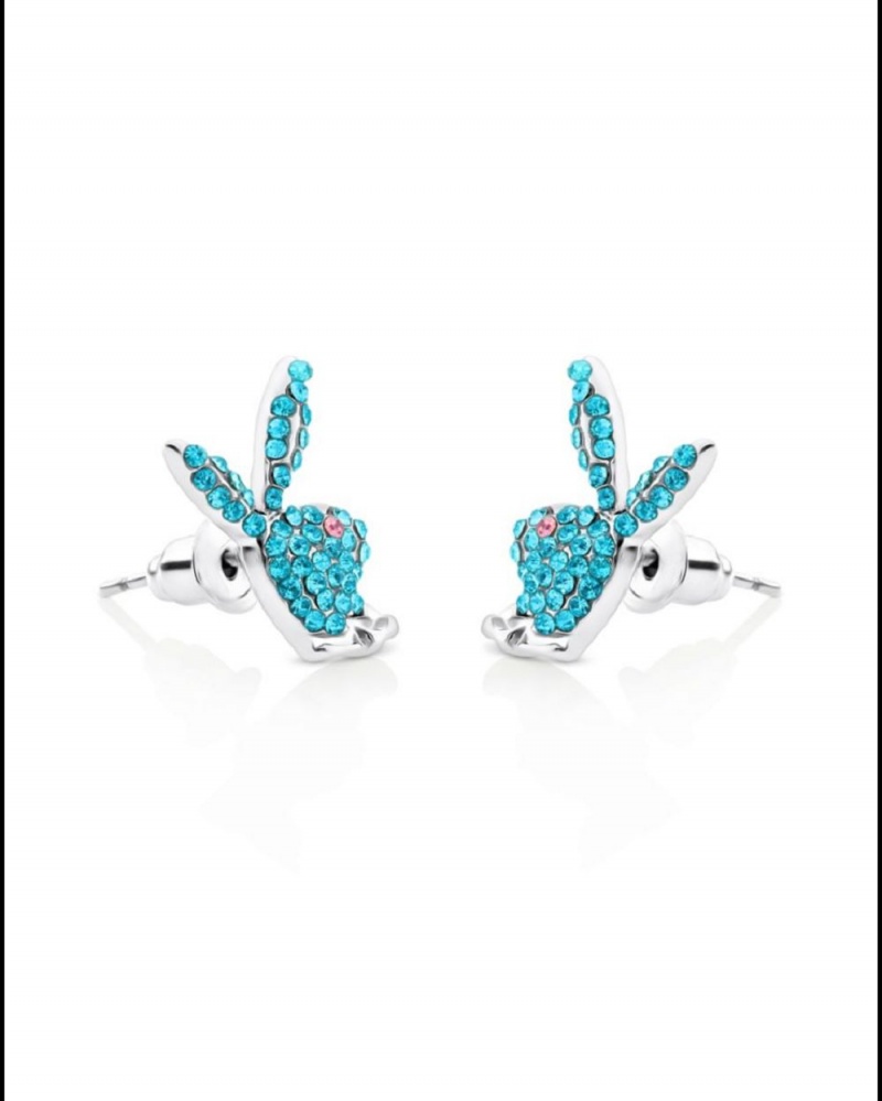 Multicolor Women's Playboy Playboy Bunny Stud Earrings, Multi-colored 3 Pack Jewelry | PLBY-592622
