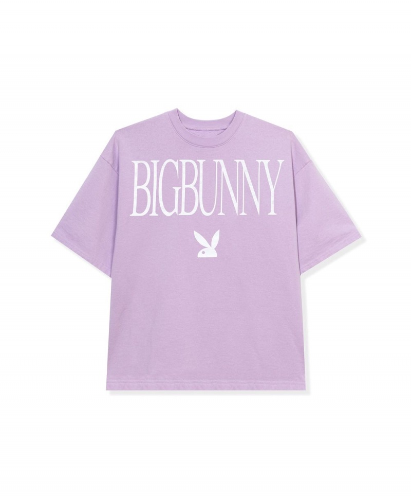 Mustard Men's Playboy Heavyweight Fleece T-shirts | PLBY-593205