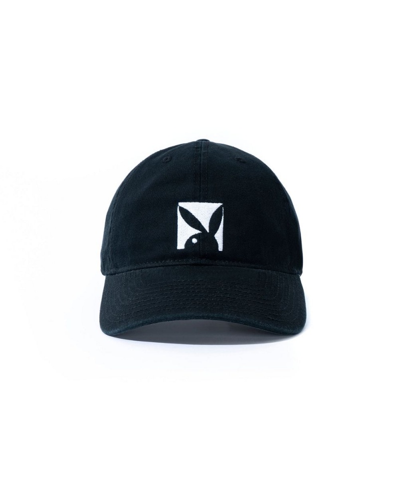 Mustard Women's Playboy Logo N950PB Adjustable Dad Hat Hats | PLBY-592636