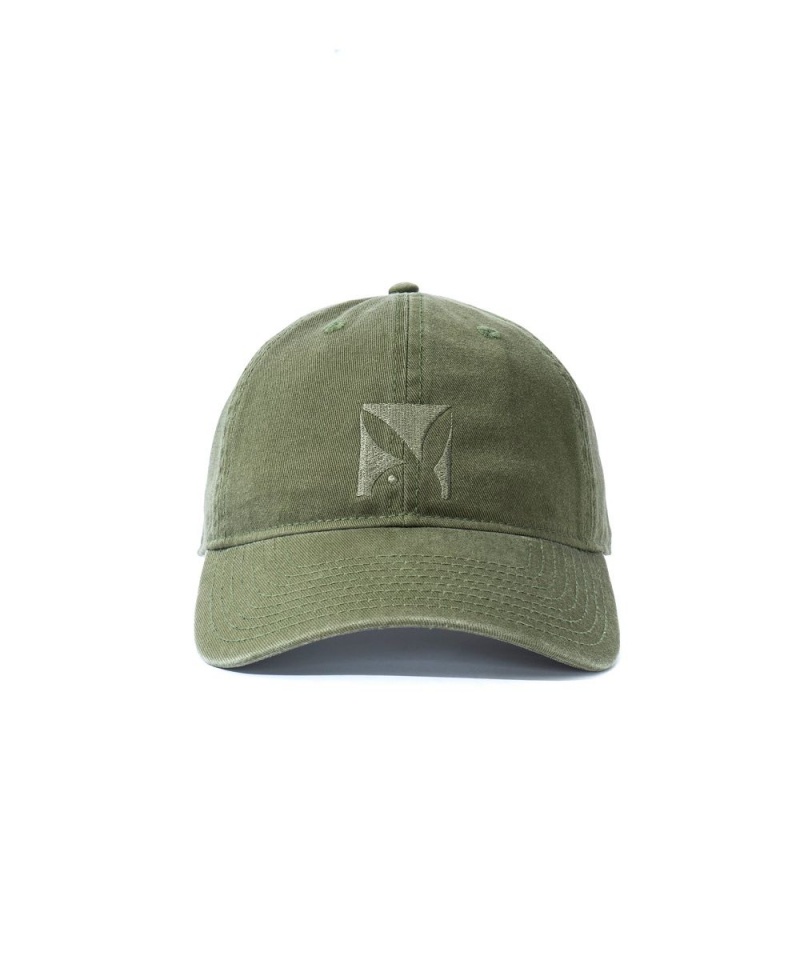Mustard Women's Playboy Logo N950PB Adjustable Dad Hat Hats | PLBY-592636