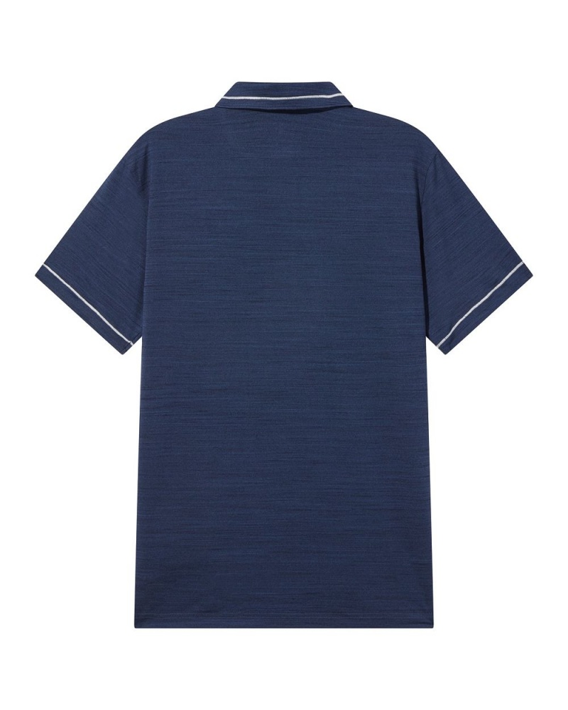 Navy Men's Playboy PUMA GOLF TIPPED PERFORMANCE POLO T-shirts | PLBY-593181