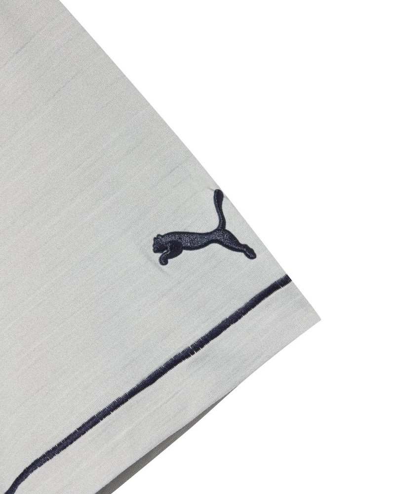 Navy Men's Playboy PUMA GOLF TIPPED PERFORMANCE POLO T-shirts | PLBY-593181