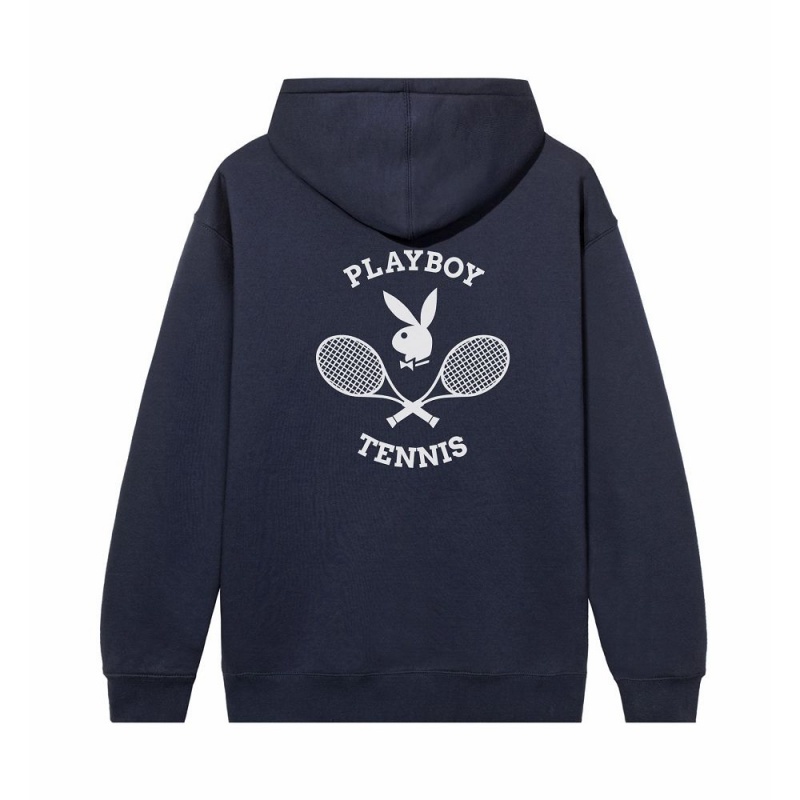 Off White Men's Playboy Tennis Club Hoodies | PLBY-593055