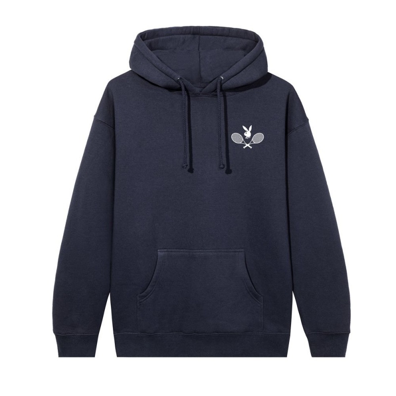 Off White Men's Playboy Tennis Club Hoodies | PLBY-593055