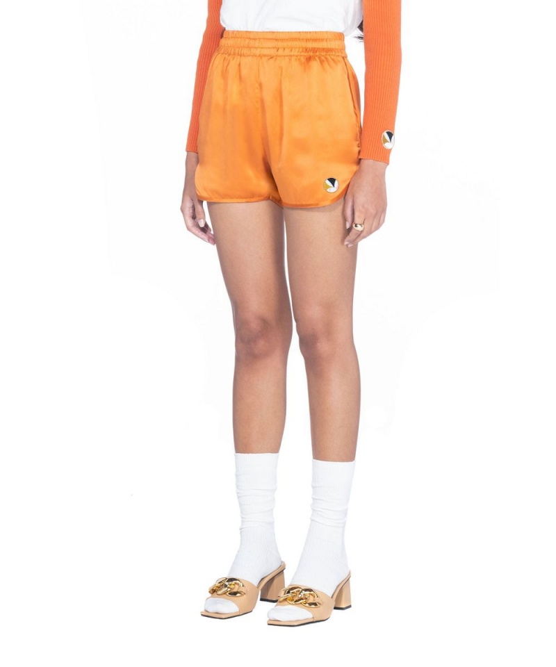 Olive Women's Playboy x FILA Ola Playsuit Shorts | PLBY-592761