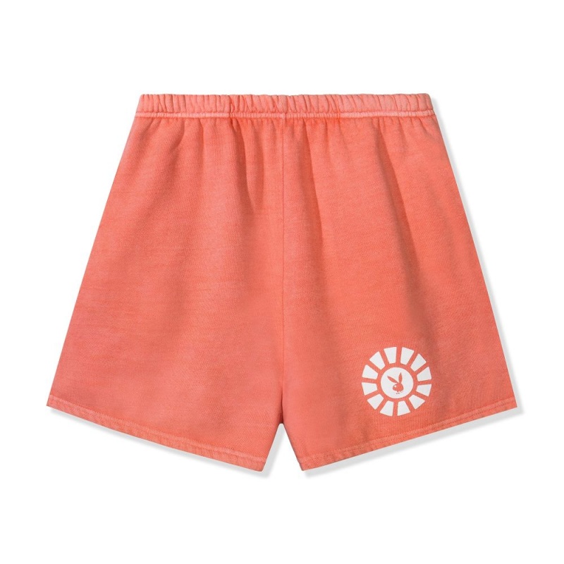 Peach Women\'s Playboy Sheer - 8pcs Set Shorts | PLBY-592774