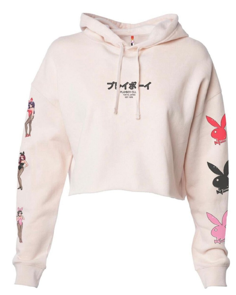 Pink Women\'s Playboy Polar Hoodies | PLBY-592830