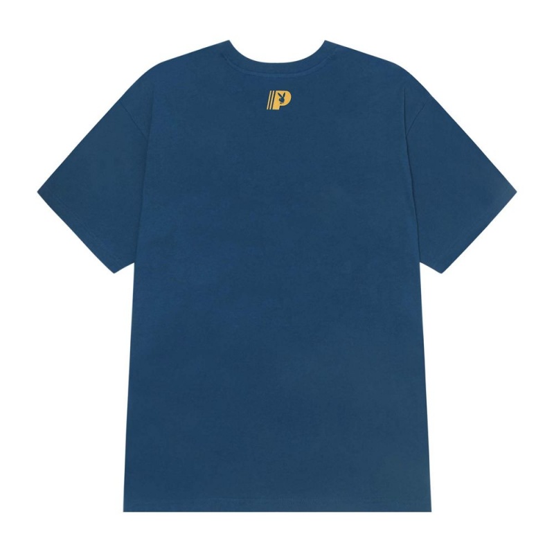 Red Men's Playboy Campus T-shirts | PLBY-593240