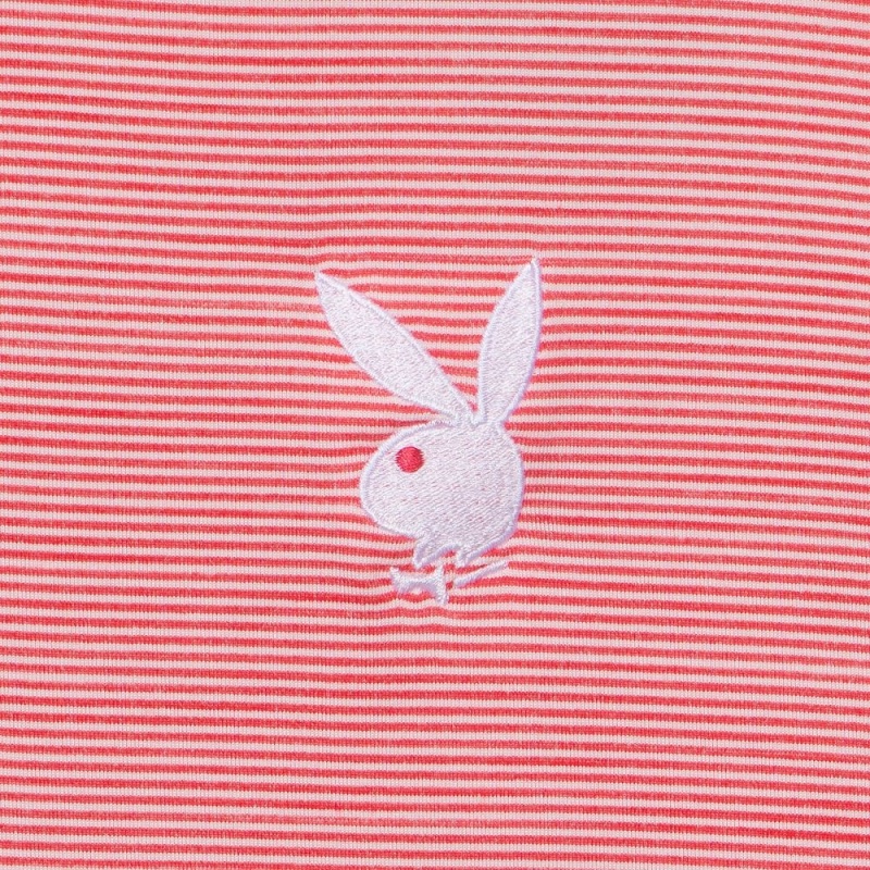 Red Men's Playboy Puma Golf Legend Polo T-shirts | PLBY-593251