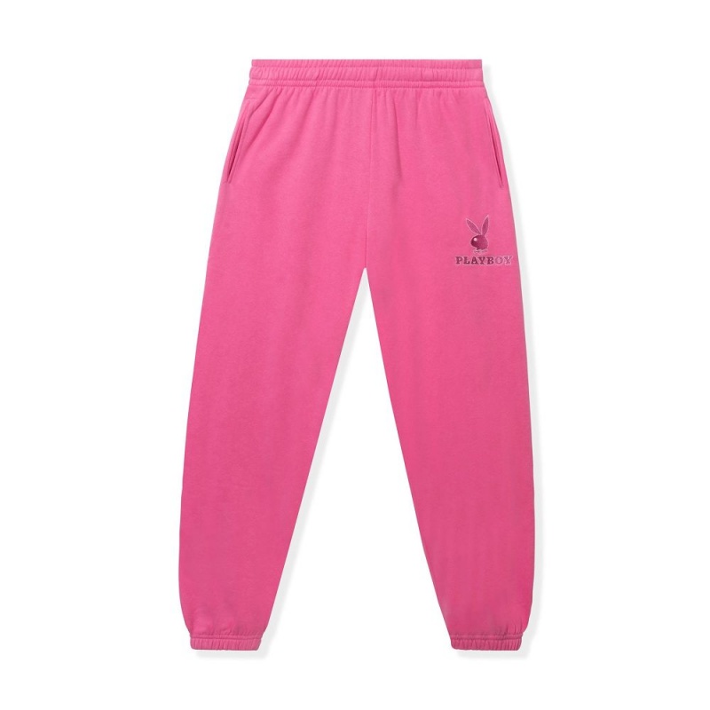 Scarlet Red Women's Playboy Fabulous 50s Greaser - 3pcs Set Joggers | PLBY-592781