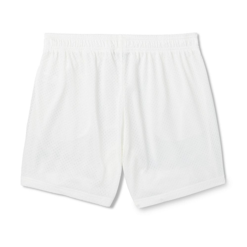 Star White Women's Playboy Oversized Shorts | PLBY-592801