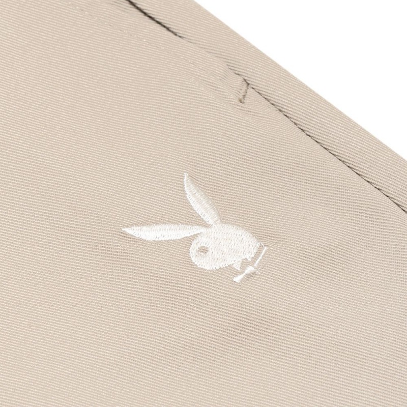 Tan Women's Playboy Crystal Tie-Dye Pants | PLBY-592816