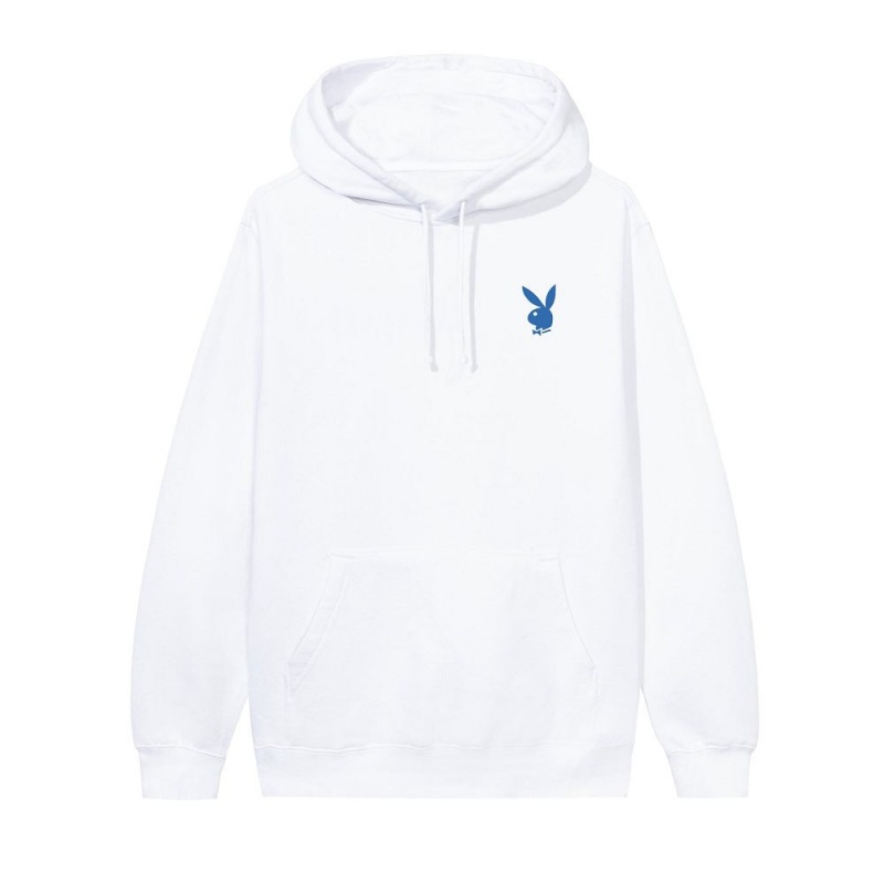 White Men's Playboy May 2014 Cover Hoodies | PLBY-593041