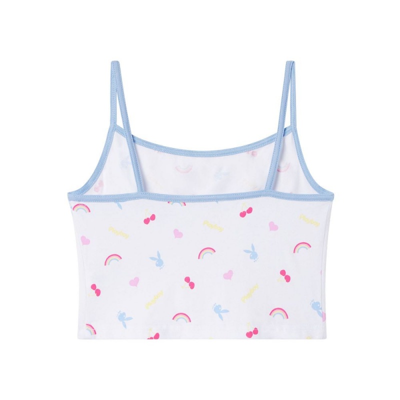 Women's Playboy Japanese Rabbit Head Baby T-shirts | PLBY-592903