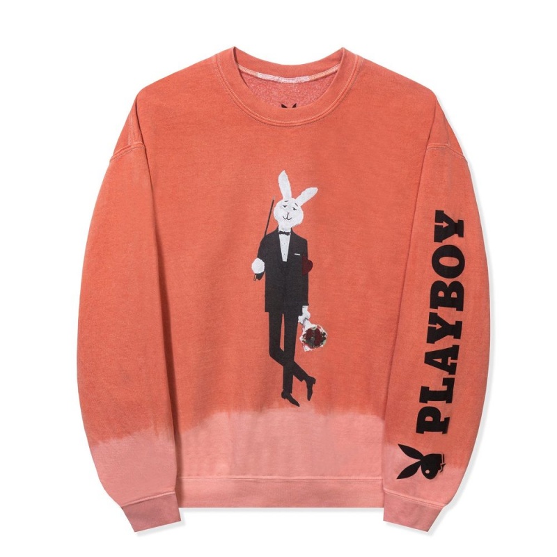 Women\'s Playboy Lounge Rib LS and Set Crewnecks | PLBY-592855