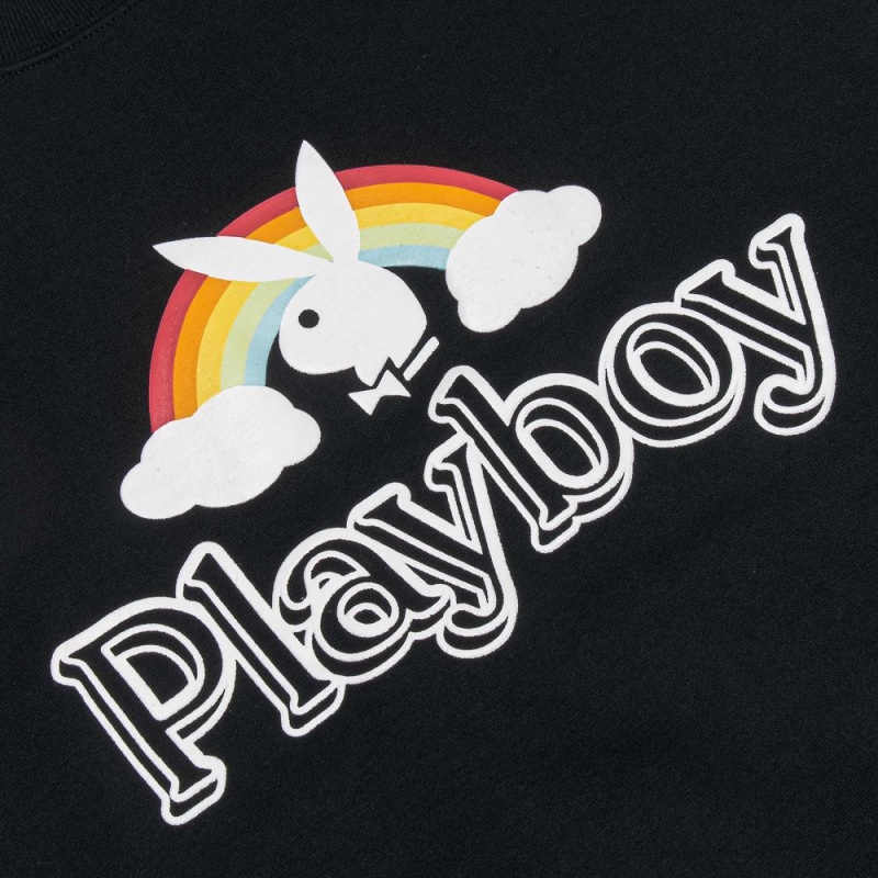 Women's Playboy Masthead Intarsia Knit Crewnecks | PLBY-592834