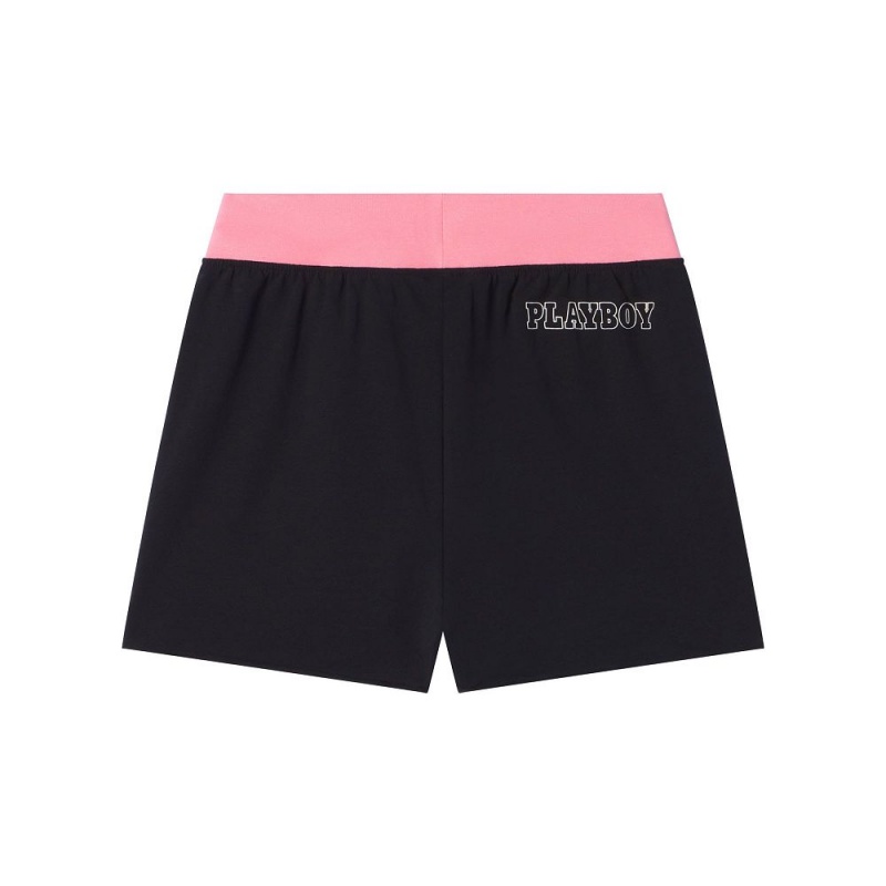 Women's Playboy The Official Bunny Accessory Set Shorts | PLBY-592772