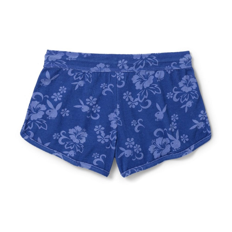 Women's Playboy Velour Shorts | PLBY-592758