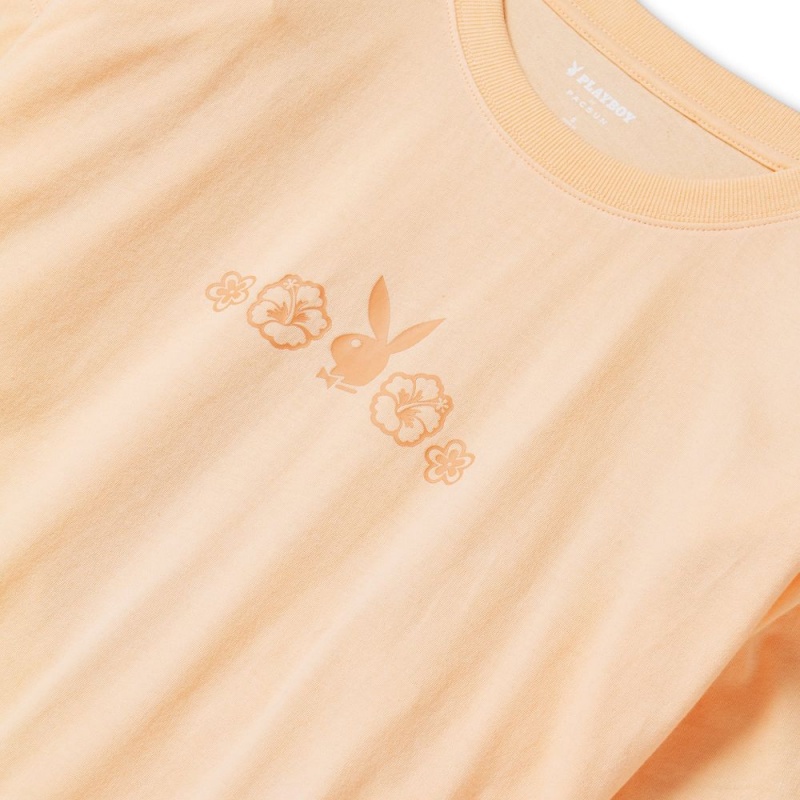 Women's Playboy Vintage Raglan T-shirts | PLBY-592899